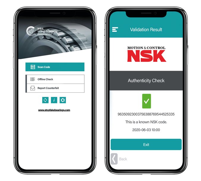 Инициативы NSK пресекают производство фальшивых подшипников